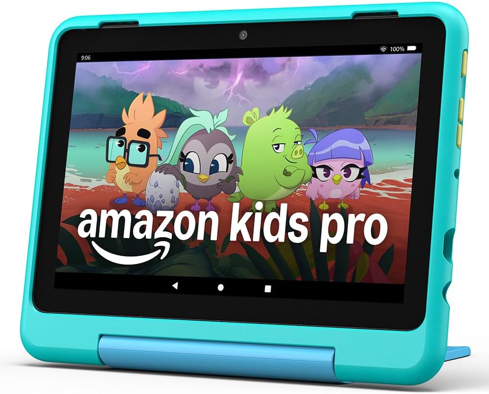 Bild von Amazon Fire HD 8 Kids Pro-Tablet (2024), Hello Teal B-Ware
