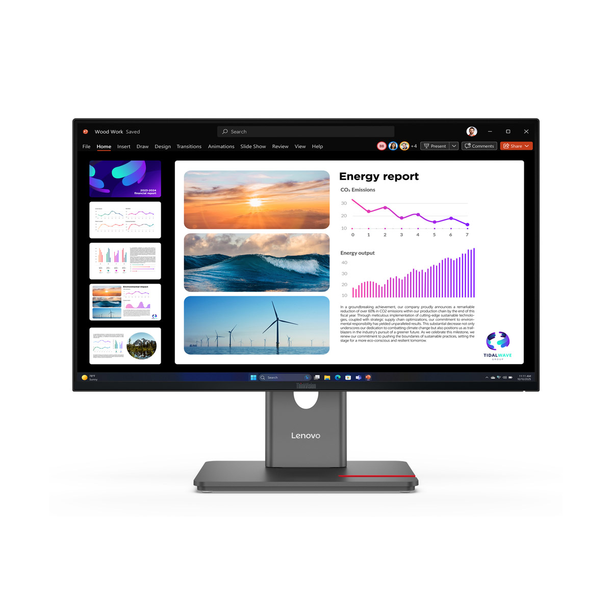 Bild von Lenovo ThinkVision P24Q-40