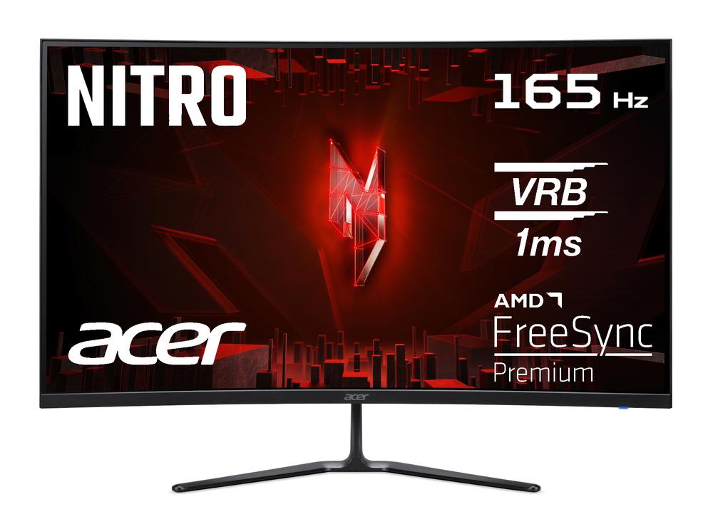 Bild von Acer Nitro ED0 (ED320QRP3biipx) 31,5" Full-HD Curved Monitor 80,0 cm (31,5 Zoll), VA Panel, 165Hz DP/144Hz HDMI, 4ms (GtG), 1ms (VRB), 2x HDMI, 1x DP,