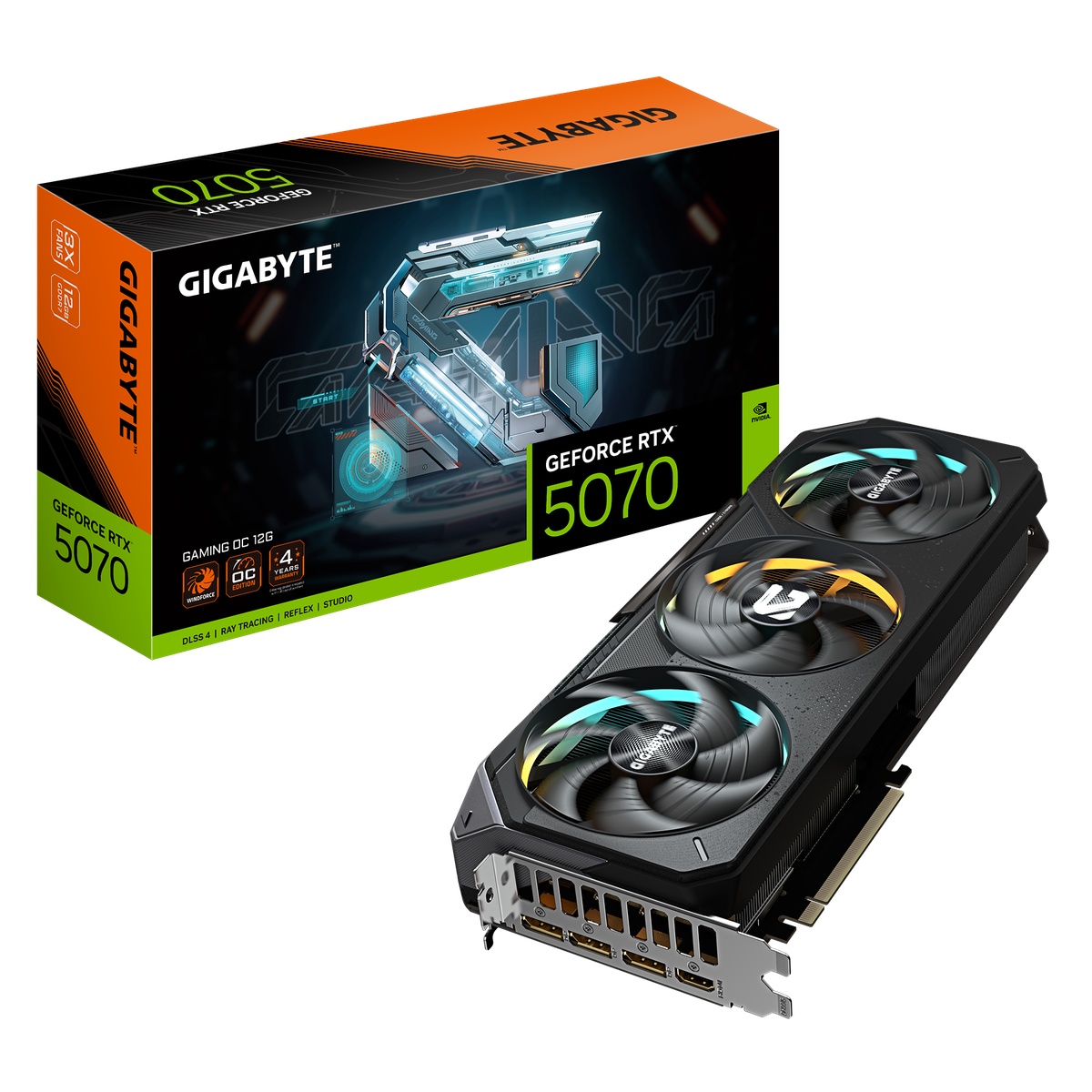 Bild von GIGABYTE GeForce RTX 5070 Gaming OC 12G