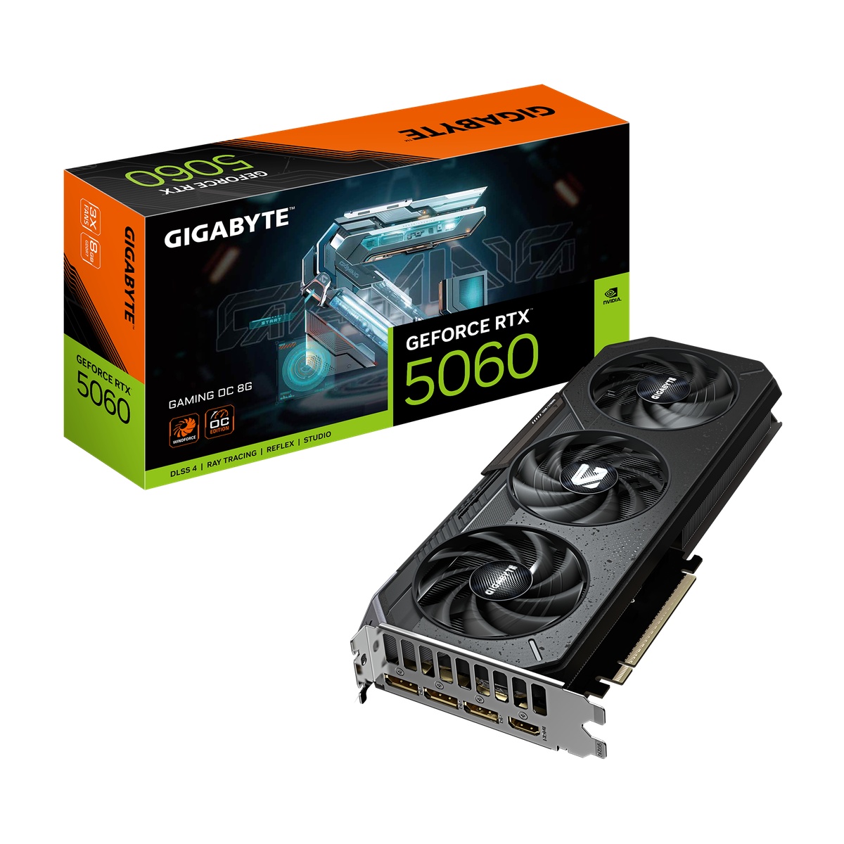 Bild von Gigabyte GeForce RTX 5060 8GB Gaming OC Grafikkarte B-Ware