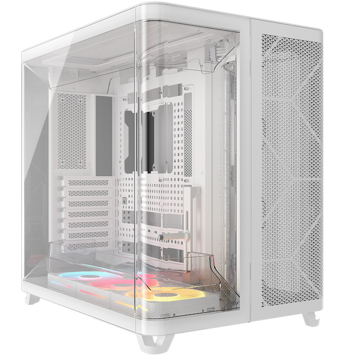 Bild von CORSAIR AIR 5400 LX-R RGB iCUE LINK weiß | PC-Gehäuse B-Ware