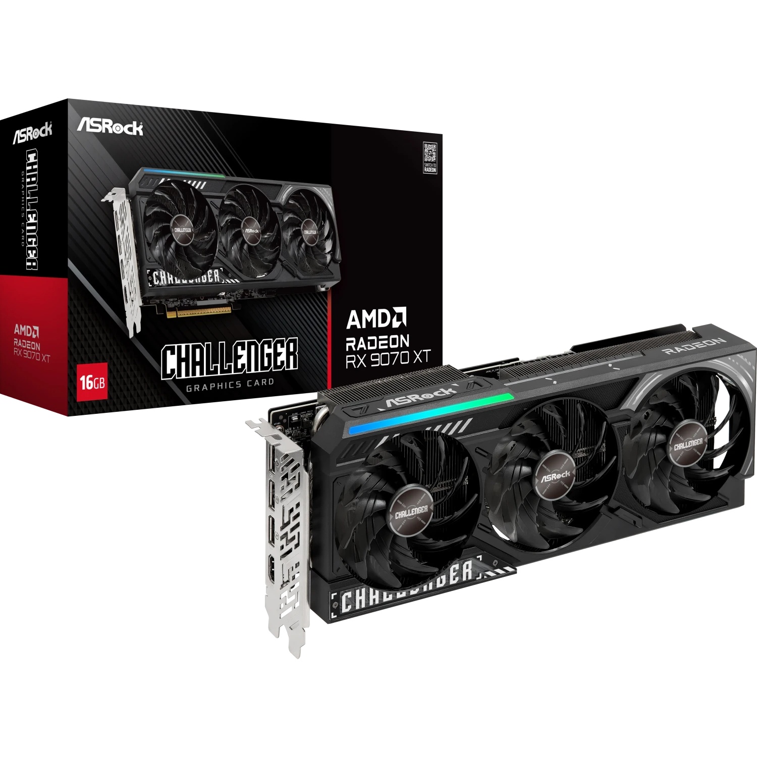 Bild von ASRock Radeon RX 9070 XT Challenger 16GB