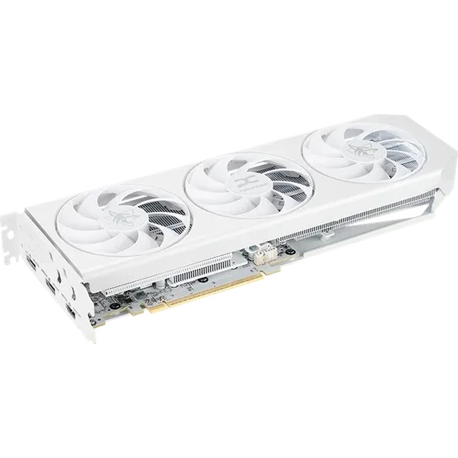 Bild von Powercolor RX 9060XT Hellhound Spectral White OC 16GB
