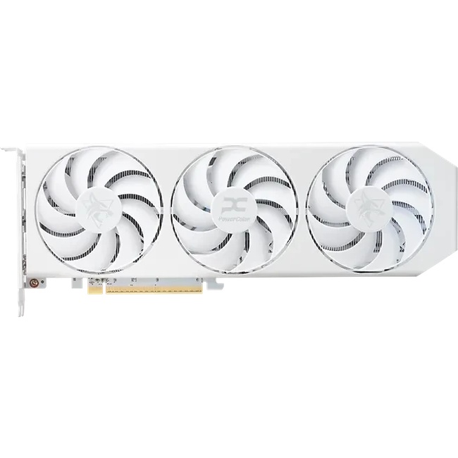 Bild von Powercolor RX 9060XT Hellhound Spectral White OC 16GB