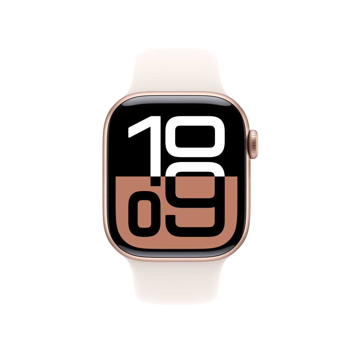 Bild von Apple Watch S10 Roségold Aluminium Sport Band Blassrosa B-Ware