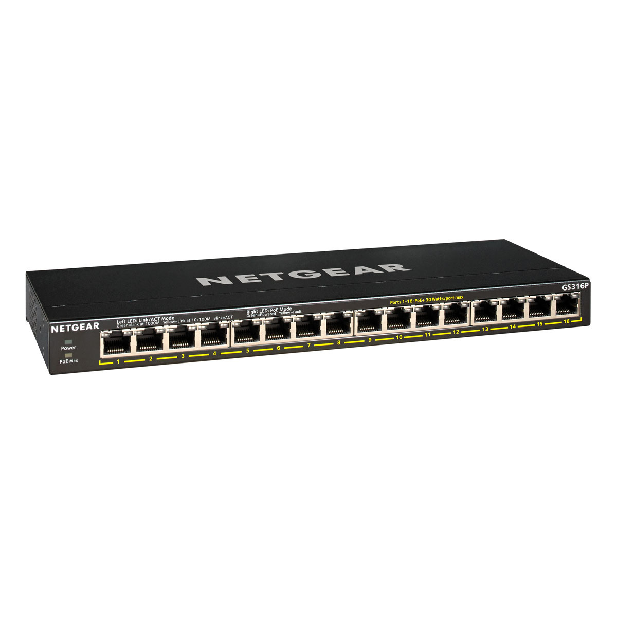 Bild von NETGEAR GS316P SOHO Unmanaged Switch