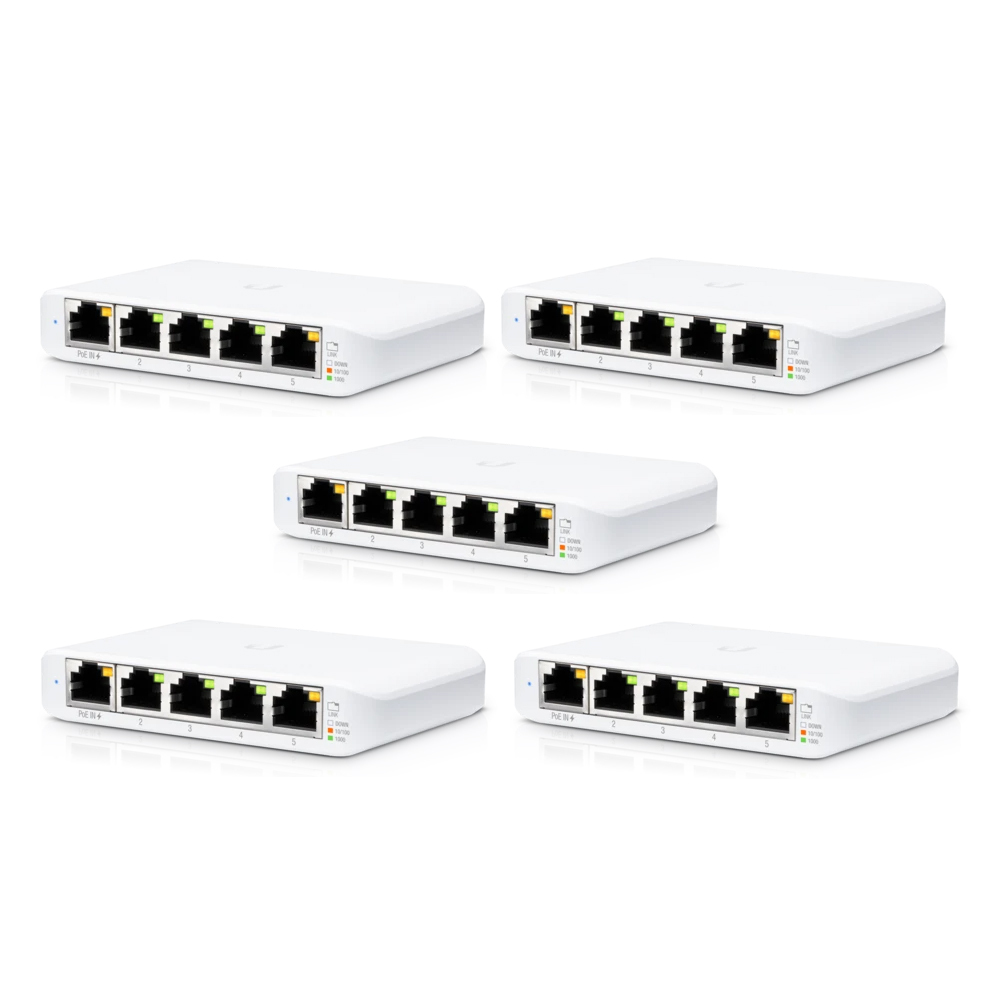 Bild von Ubiquiti USW-Flex-Mini Managed Switch 5er Pack