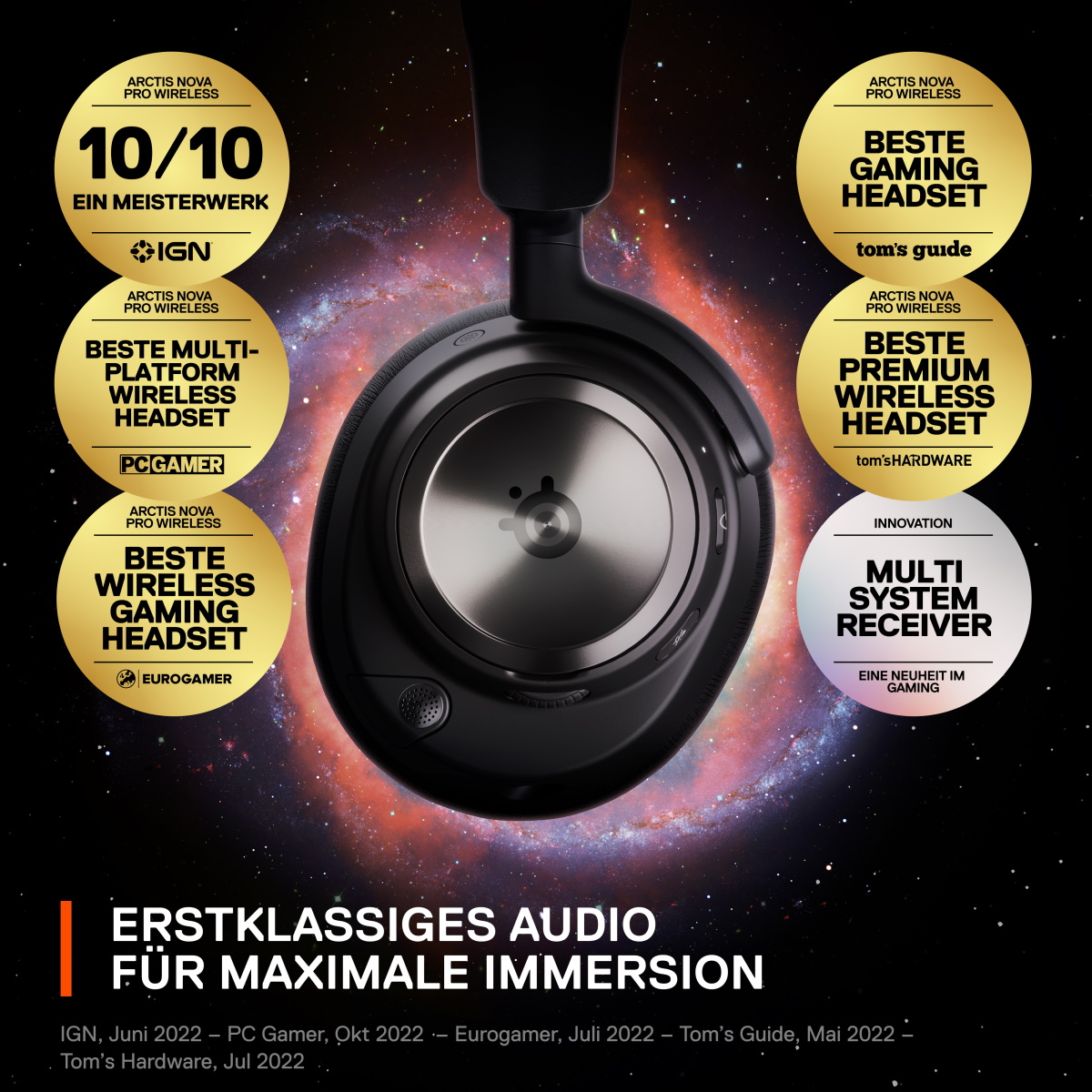 Bild von SteelSeries Gaming Headset Arctis Nova Pro Wireless