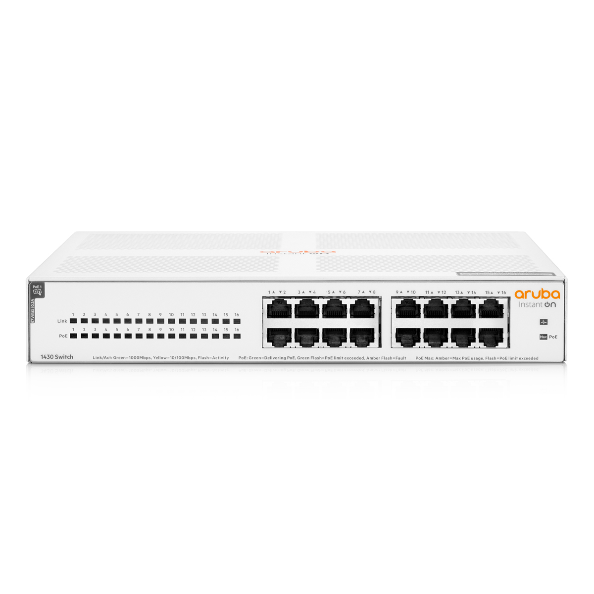 Bild von HPE Networking Instant On 1430 Unmanaged Switch (R8R48A)