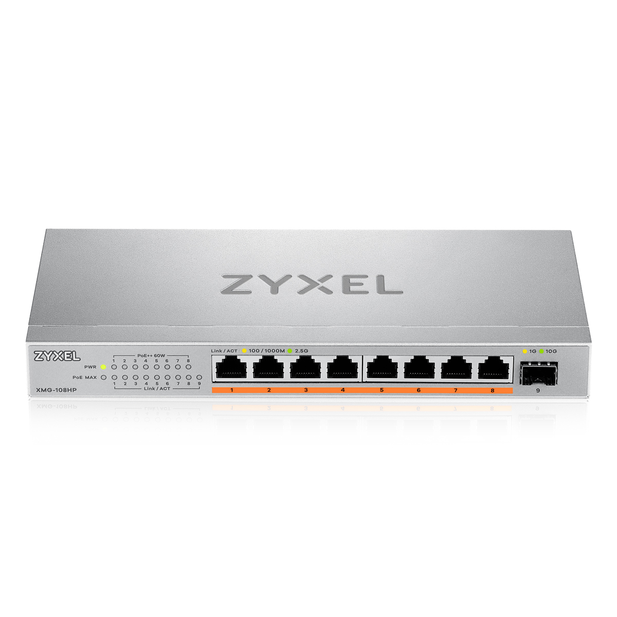 Bild von Zyxel XMG-108HP Unmanaged Switch