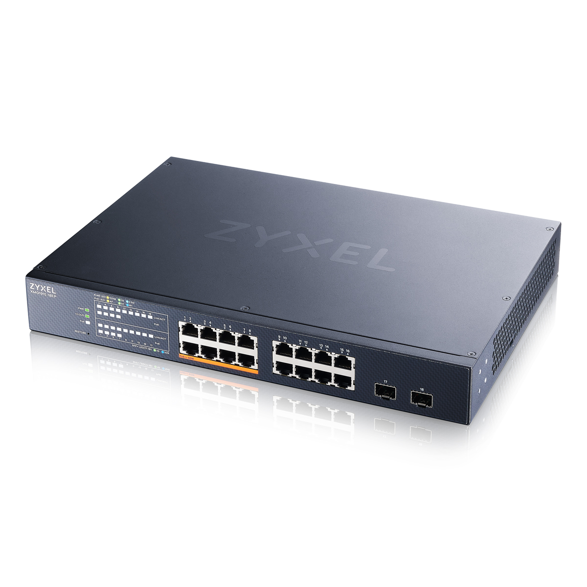 Bild von Zyxel XMG1915-18EP Smart Managed Switch