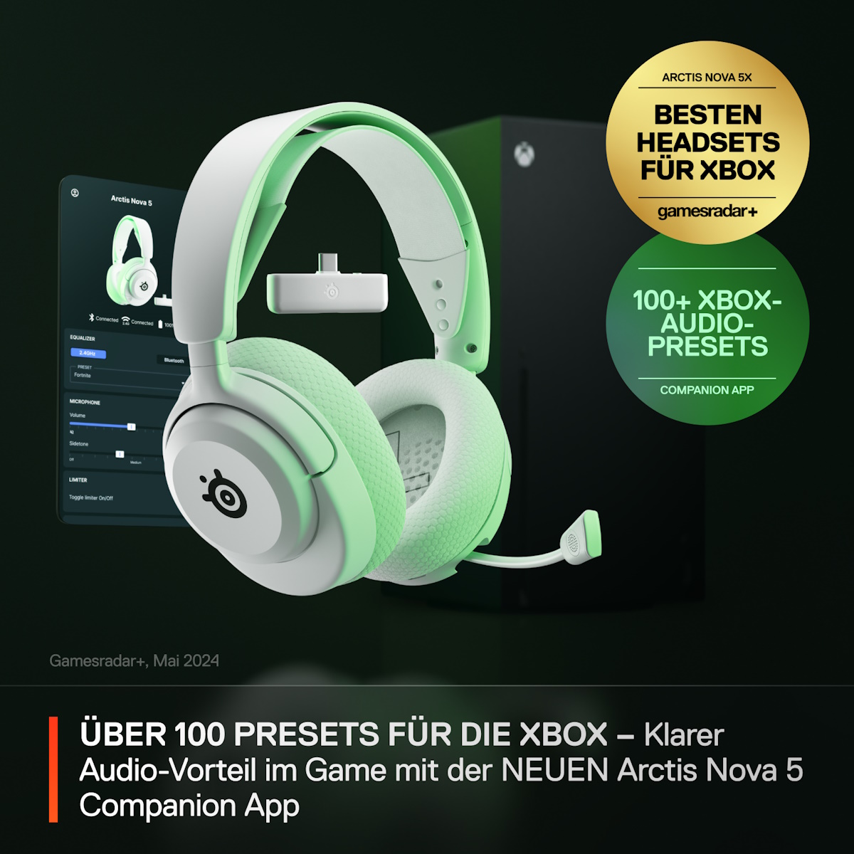 Bild von SteelSeries Arctis Nova 5X White