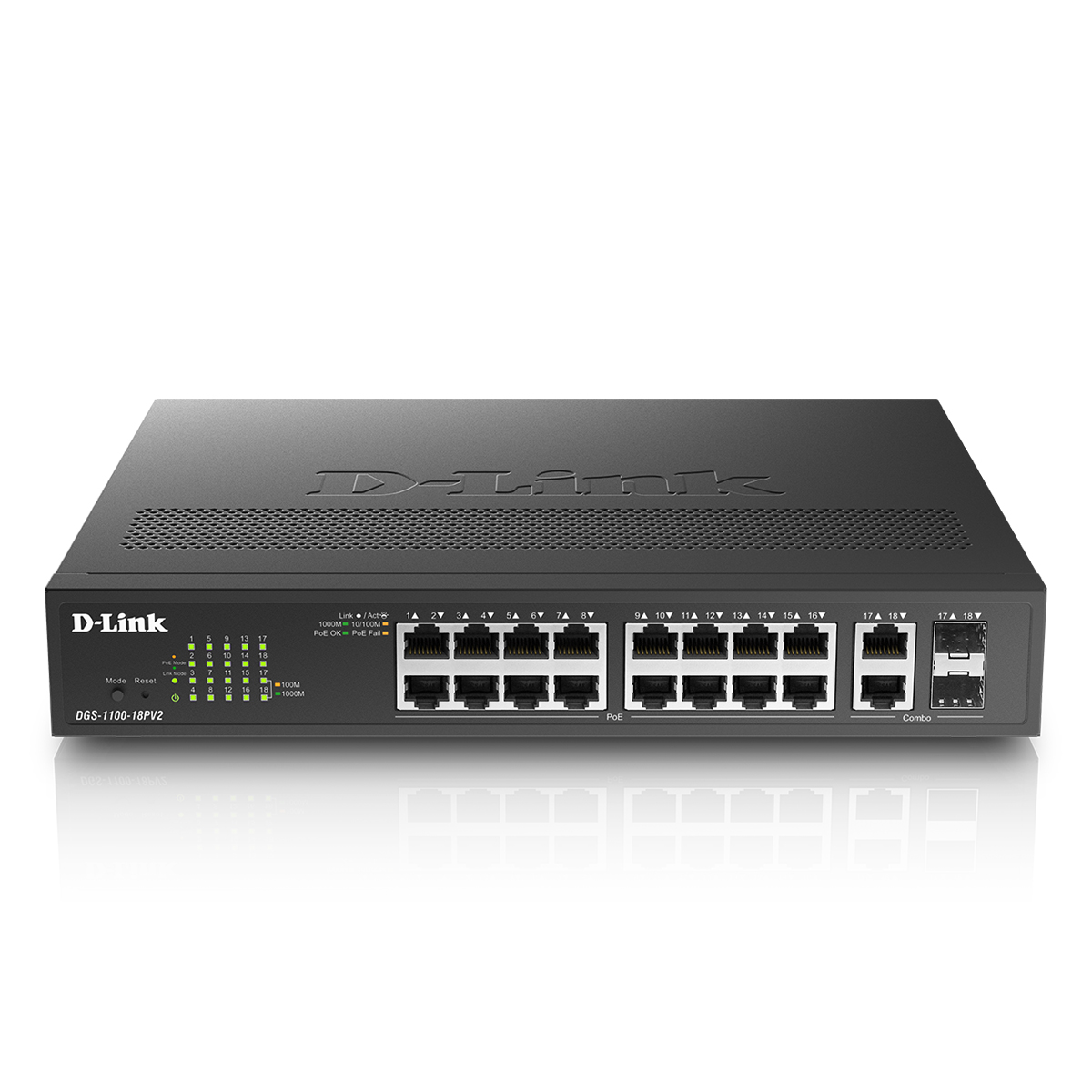 Bild von D-Link DGS-1100-18PV2 Smart Managed Switch
