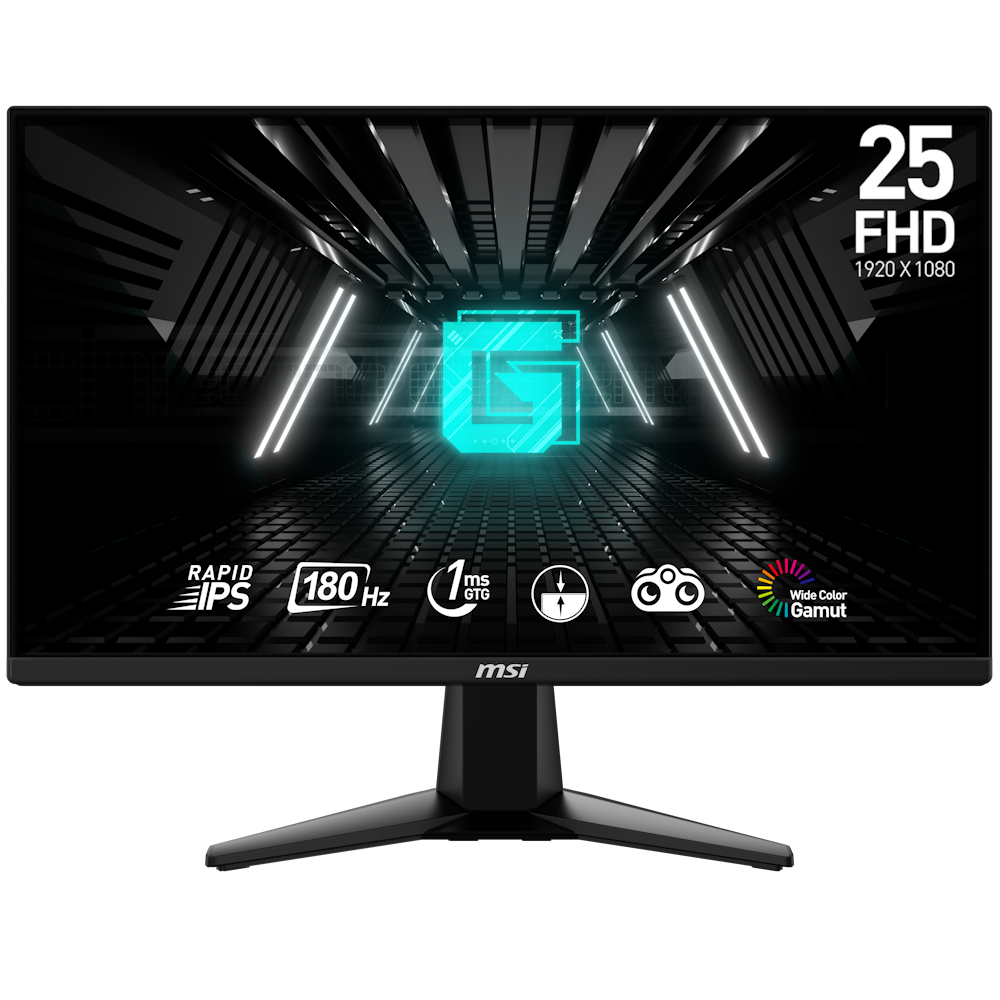 Bild von MSI G255FDE Gaming Monitor - Rapid IPS, 180Hz, 1ms (GtG) Freesync Premium