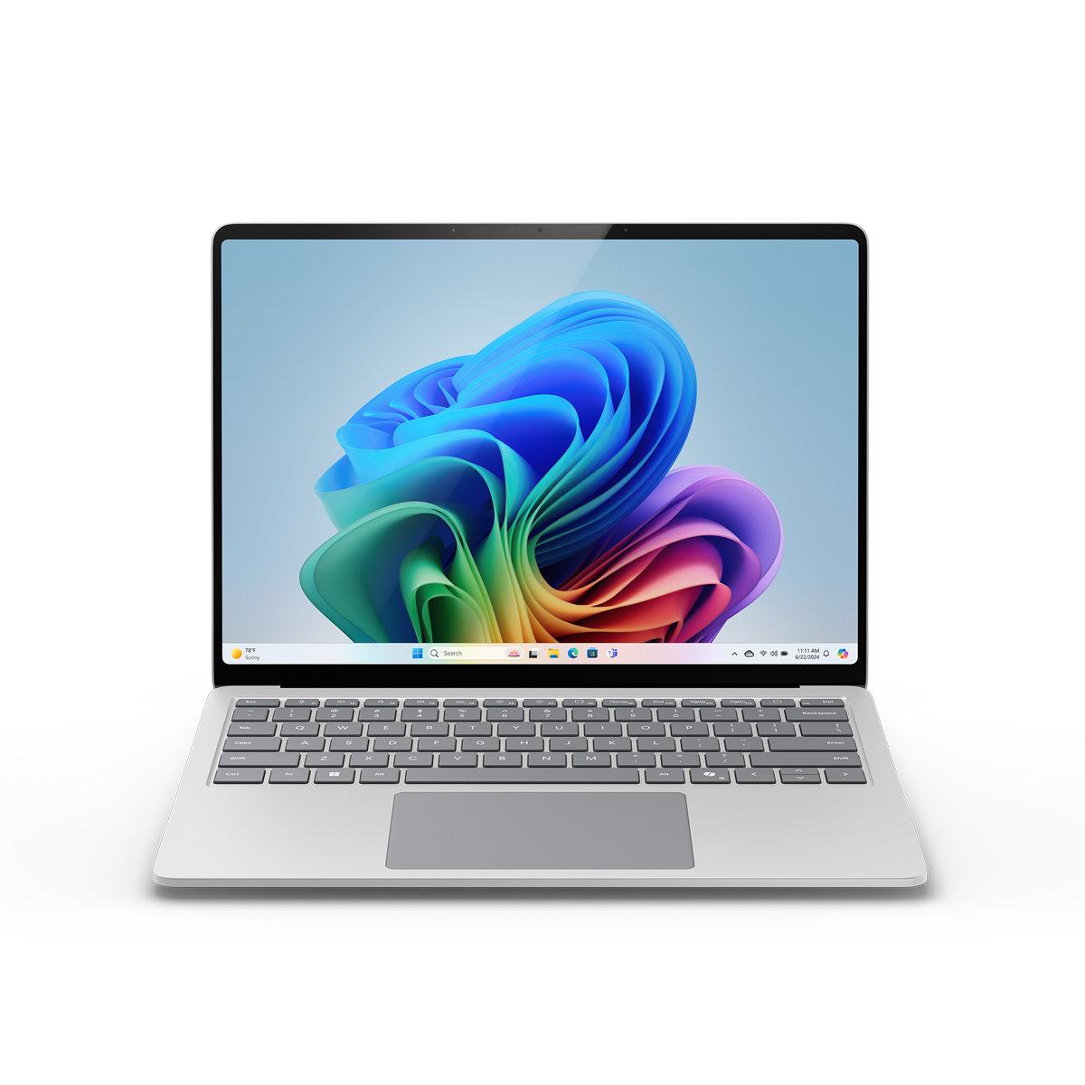 Bild von Microsoft Surface Laptop Copilot+ PC 13,8" - 16GB - 512GB 13,8" touchscreen - Snapdragon® X Elite - 16GB - 512GB - platinum - (7. Generation)