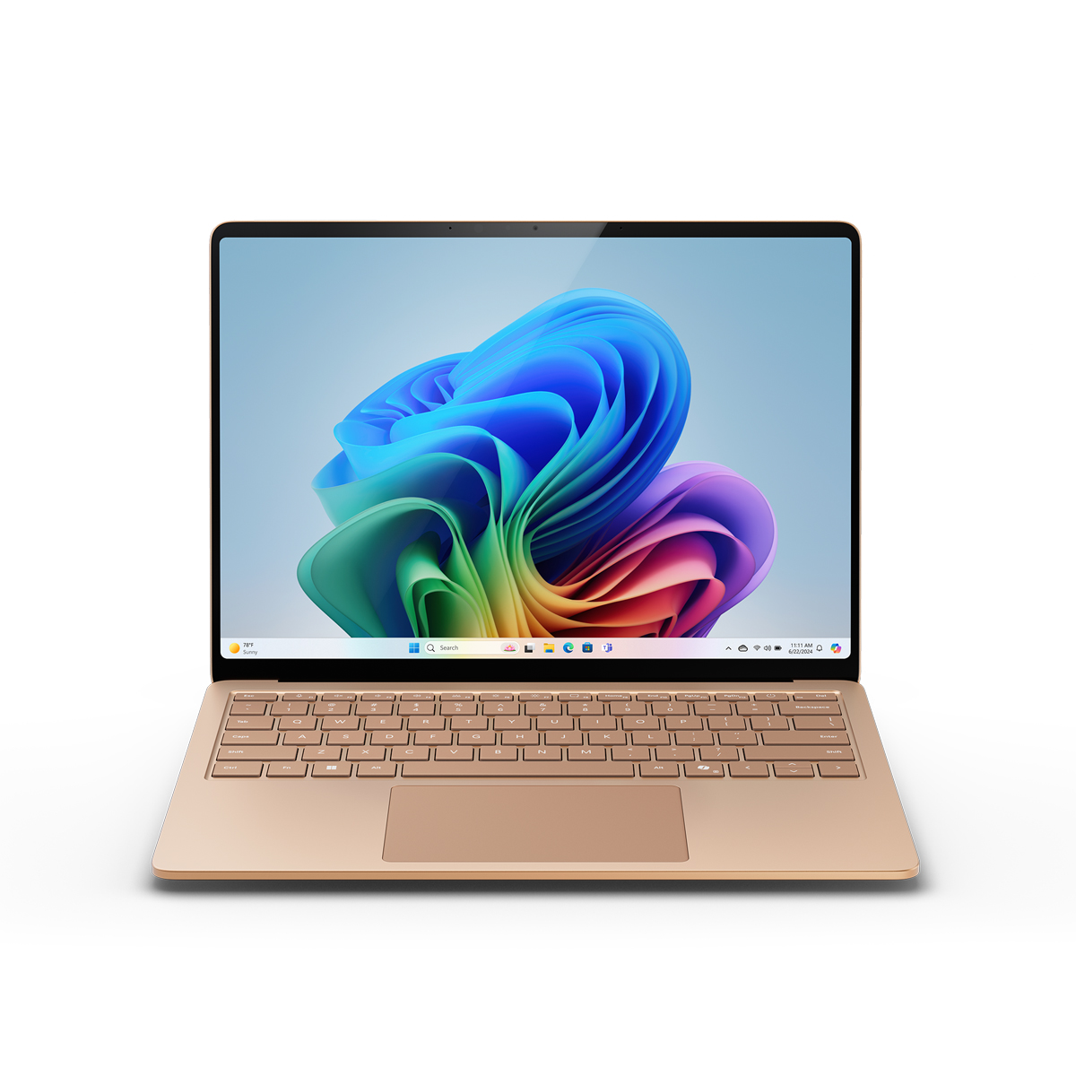 Bild von Microsoft Surface Laptop Copilot+ PC 13,8" - 16GB - 1TB 13,8" touchscreen - Snapdragon® X Elite - 16GB - 1TBGB - sand - (7. Generation)