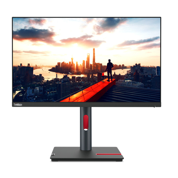 Bild von ThinkVision P24h-30 Business Monitor - IPS Panlel, QHD USB-C Power Delivery (100W), 155mm Tilt, 1x DisplayPort-Out 1.4 (Daisy Chain)