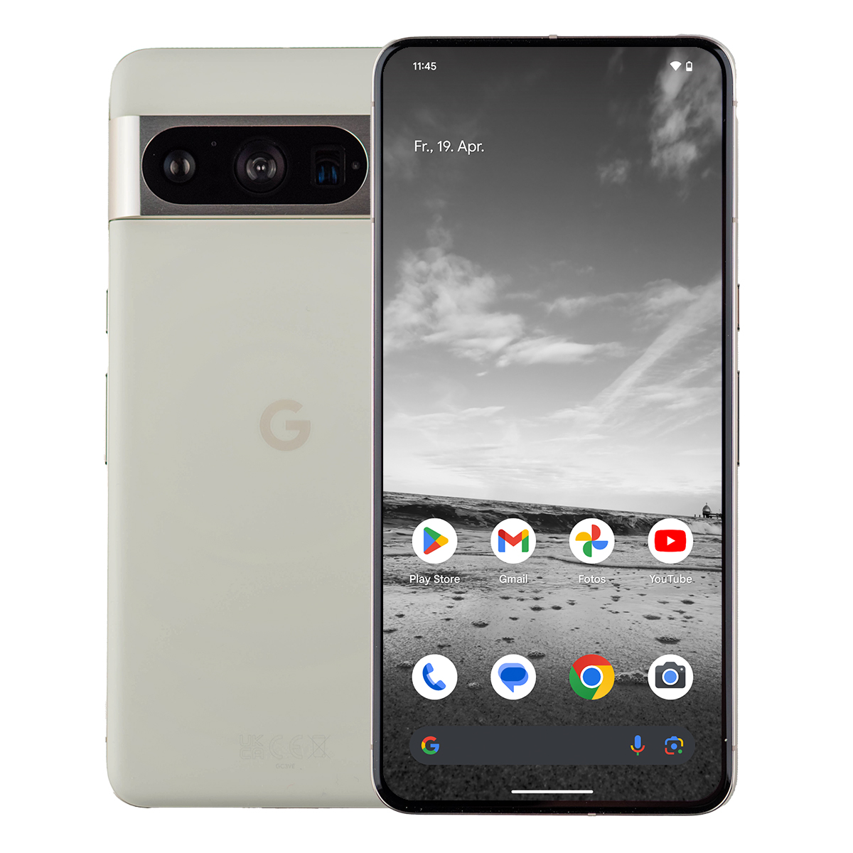 Bild von Google Pixel 8 Pro 128GB Porcelain 17cm (6,7") OLED Display, Android 14, 50MP Triple-Kamera