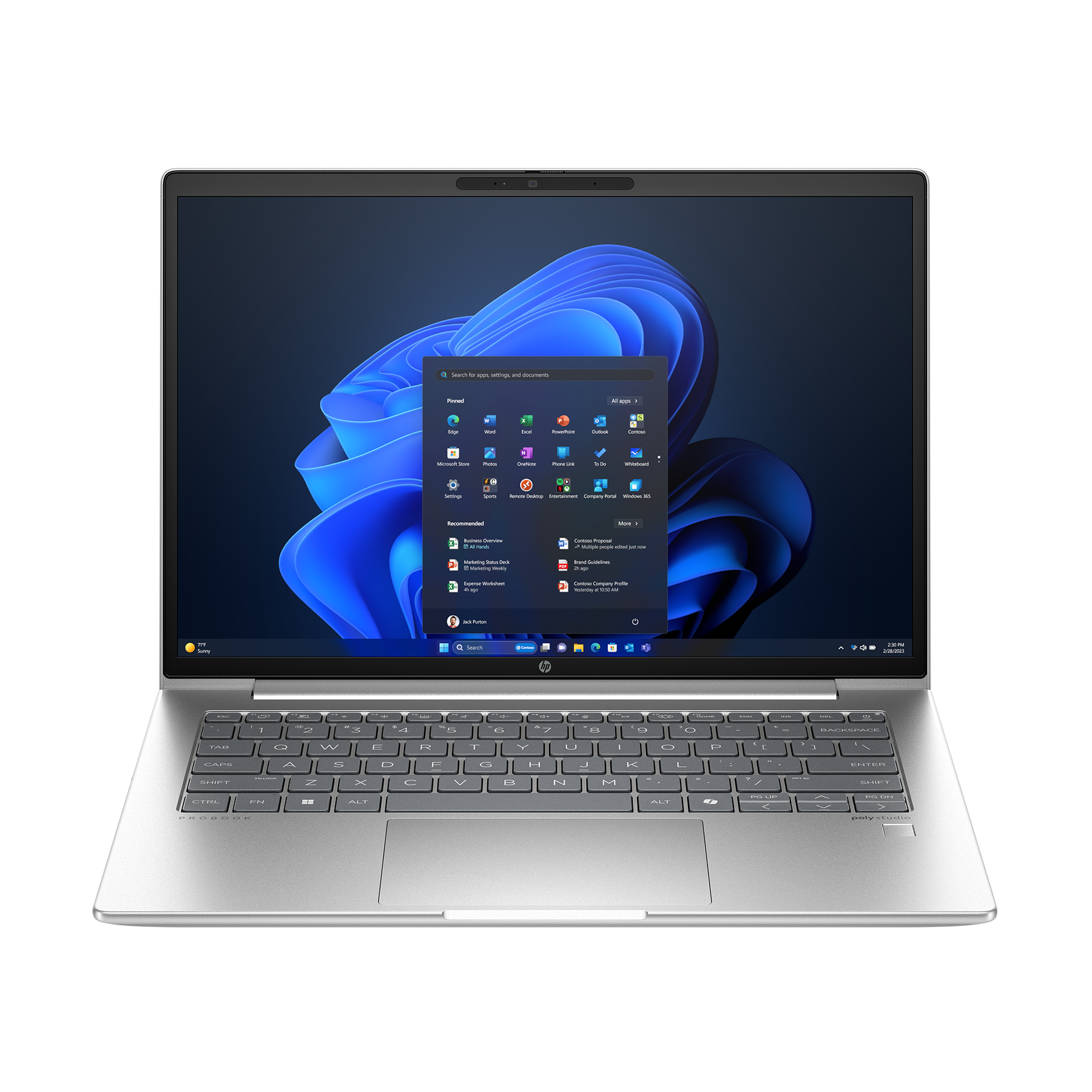 Bild von HP ProBook 445 G11 9Y7J4ET 14" WUXGA IPS, AMD Ryzen 5 7535U, 16GB RAM, 512GB SSD, Windows 11 Pro