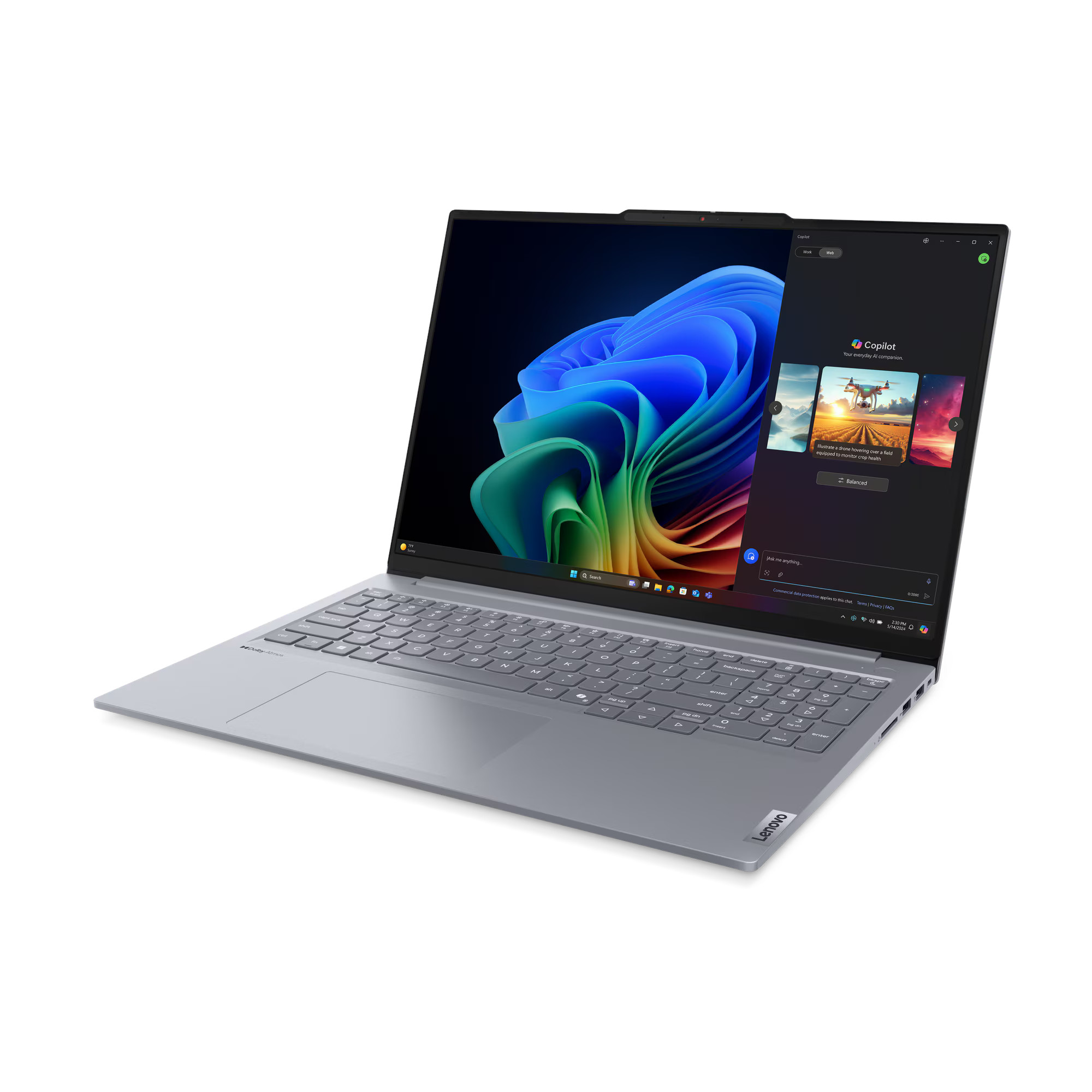 Bild von Lenovo ThinkBook 16 G7 21NH000EGE - 16" WUXGA, Snapdragon® X Plus X1P-42-100, 32GB RAM, 1TB SSD, Windows 11 Pro