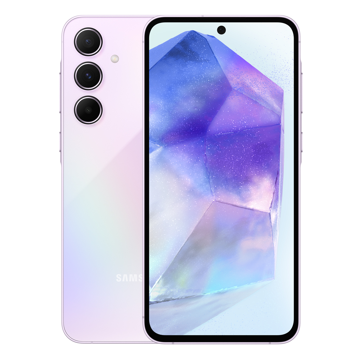 Bild von Samsung Galaxy A55 5G 128GB Awesome Lilac 16,83cm (6,6") Super AMOLED Display, Android 14, 50MP Triple-Kamera