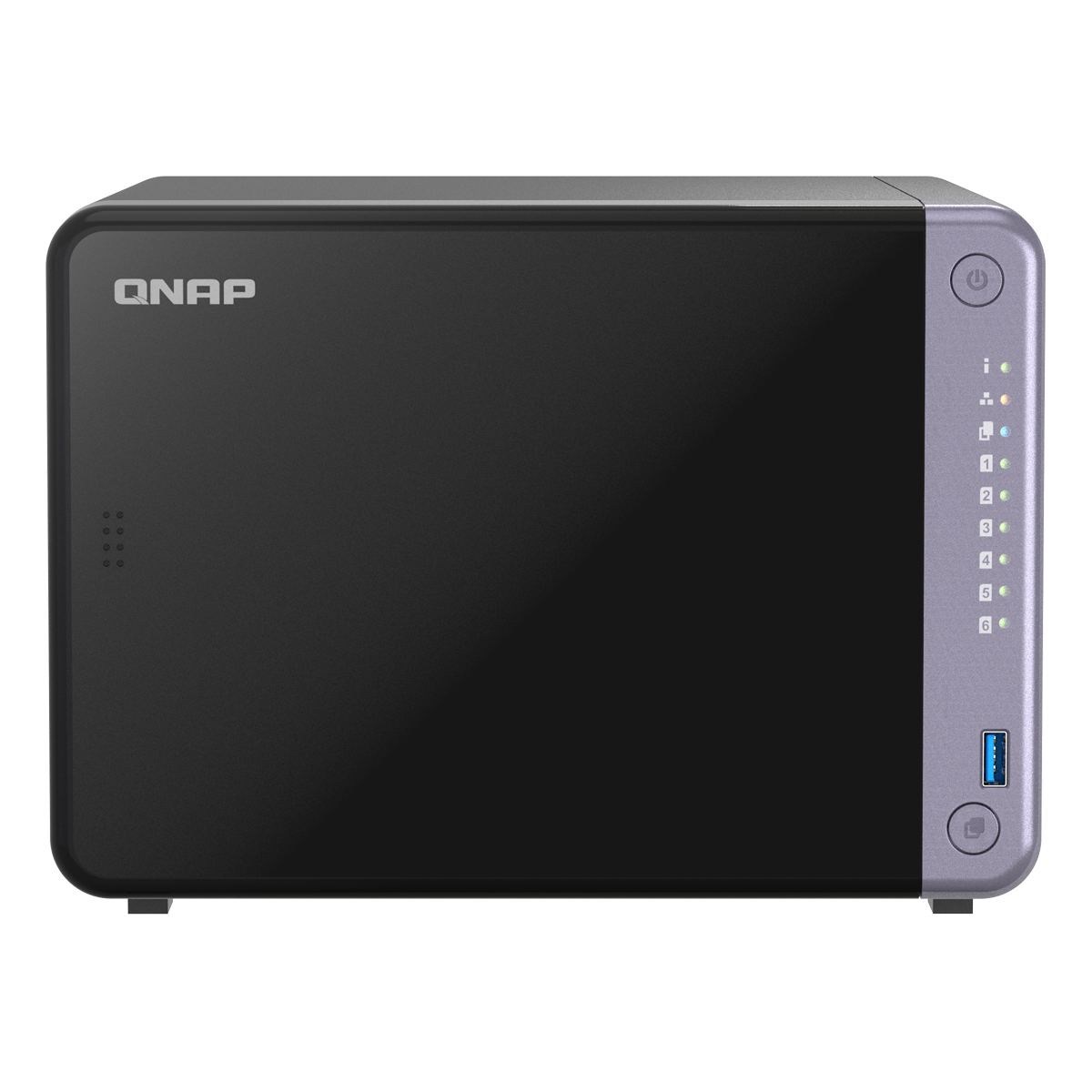 Bild von QNAP TS-632X-4G NAS 6-Bay 0/6 HDD/SSD, 2x 2.5G Ethernet, 2x 10G SFP+, 4GB RAM