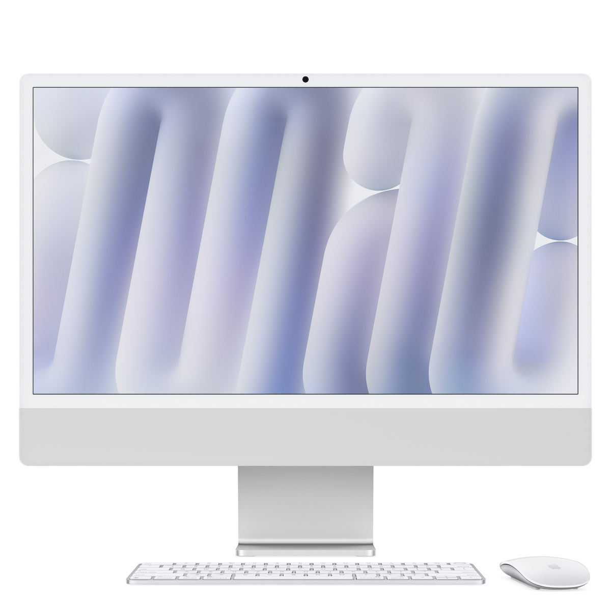 Bild von Apple iMac MCR24D/A Silber 61cm(24‘‘) M4 10-Core Chip, 10-Core GPU, 24GB Ram, 512GB SSD