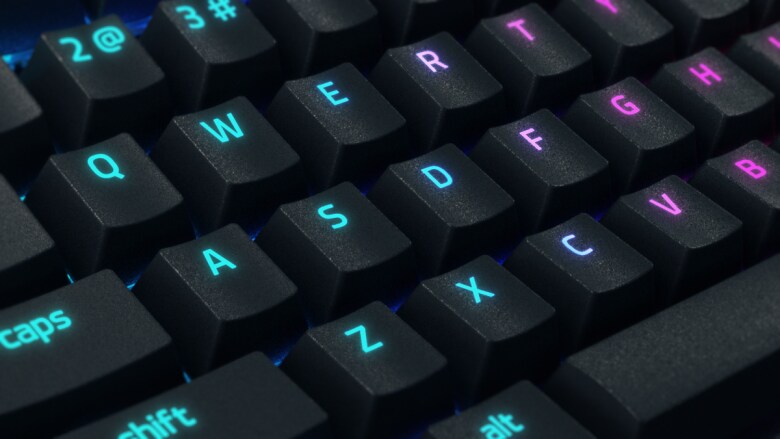 Razer BlackWidow V4 Pro Gaming Tastatur (gelbe Switches)_5