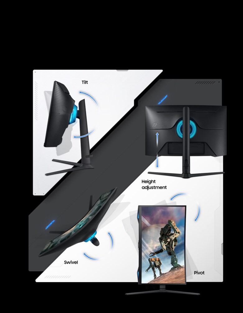 Samsung Odyssey G6 S27BG650EU Gaming Monitor - QHD, 240 Hz, USB_15
