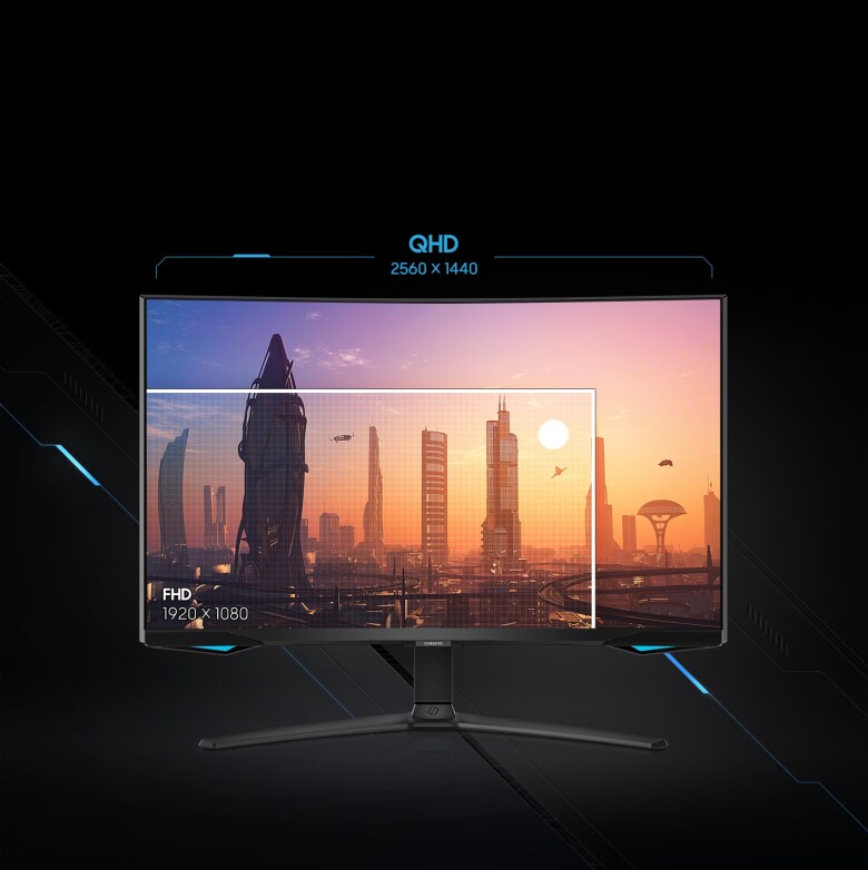 Samsung Odyssey G6 S27BG650EU Gaming Monitor - QHD, 240 Hz, USB_6