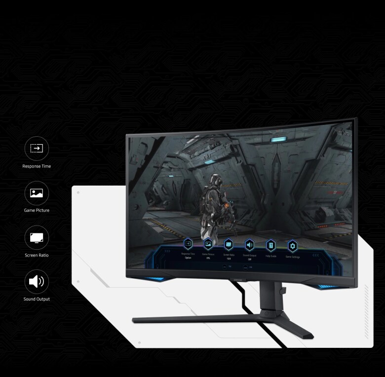 Samsung Odyssey G6 S27BG650EU Gaming Monitor - QHD, 240 Hz, USB_12