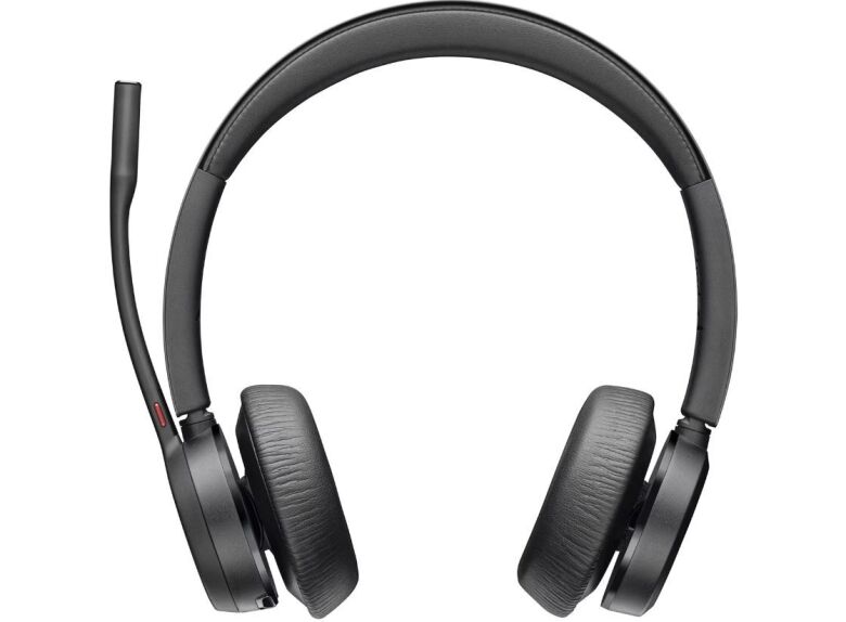 Poly Voyager 4320 Headset +BT700 dongle +Charging Stand