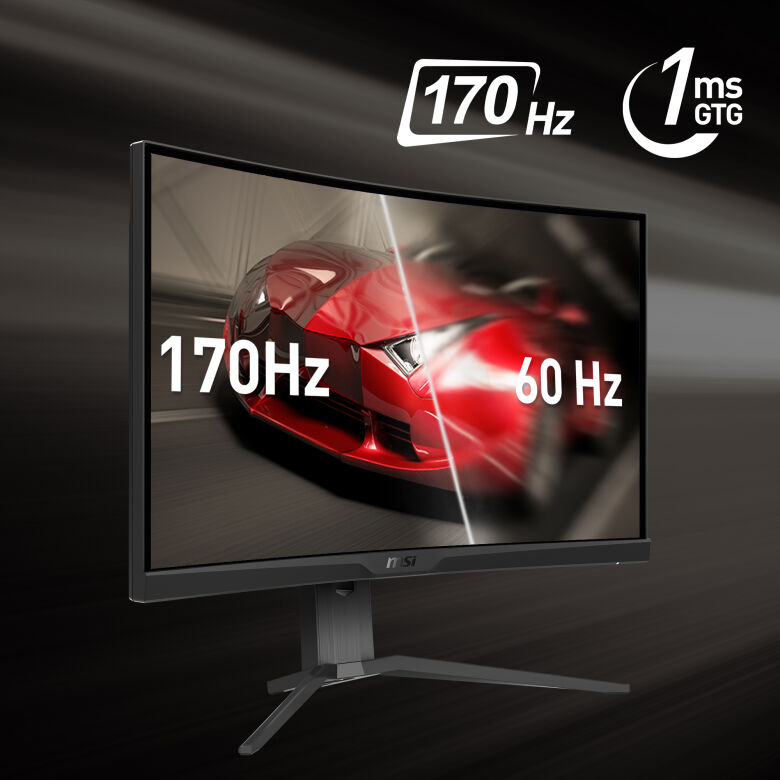 MSI MAG 325CQRFDE QD Gaming Monitor - Curved WQHD, 170Hz, 1ms_4