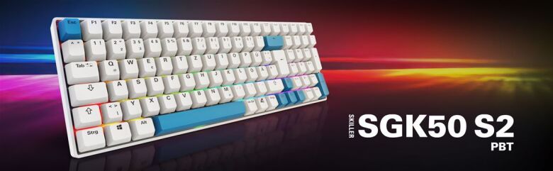 Sharkoon SKILLER SGK50 S2 PBT Gaming Tastatur _1