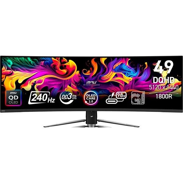 MSI MPG 491CQPXDE QD-OLED Gaming Monitor_1