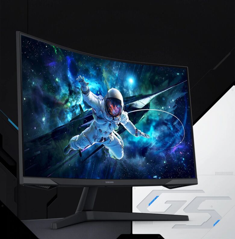 Samsung S32CG554EU Gaming Monitor - Curved, WQHD, 165Hz, 1ms_1