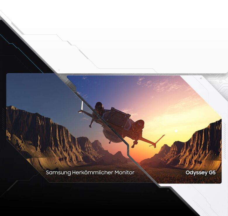 Samsung S32CG554EU Gaming Monitor - Curved, WQHD, 165Hz, 1ms_6