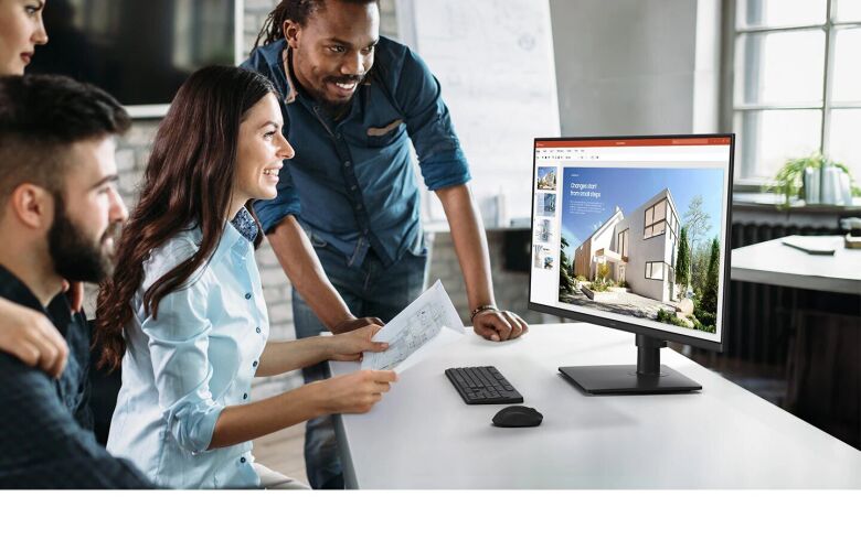 Samsung S24D406GAU Office Monitor - FHD, 100Hz, Höhenverstellung_2