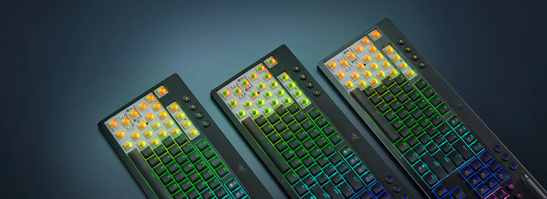 Razer Blackwidow V4 Low Profile Orange Switches_2