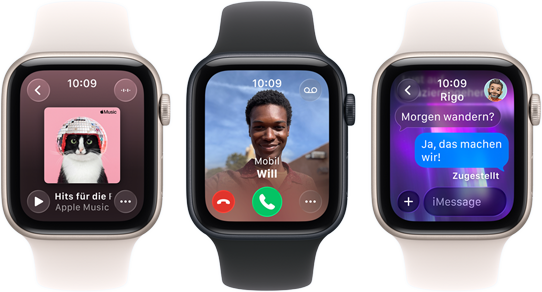 Apple Watch SE 3 44mm Mitternacht Aluminium Gehäuse _4