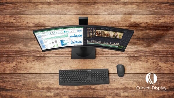 Philips 49B2U5900C Office Monitor - Curved, DQHD, USB-C_3