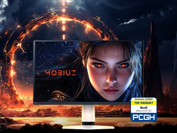 BenQ EX271UZ Gaming Monitor 67,3 cm (26,5 Zoll) schwarz/weiß_1