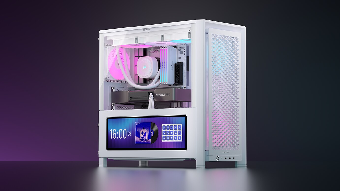CORSAIR FRAME 4000D LCD RS ARGB White | PC-Gehäuse_2