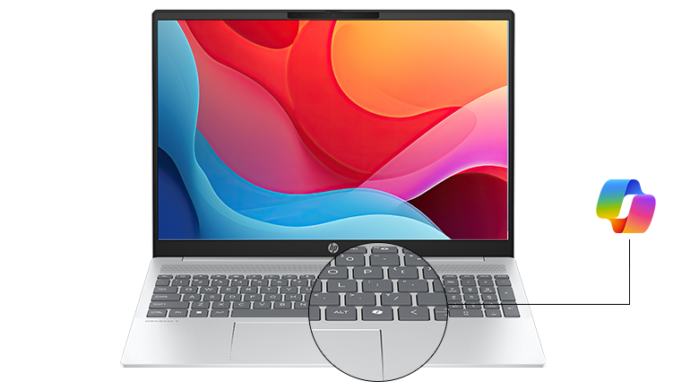 HP OmniBook 5: Fokus auf die Copilot Taste