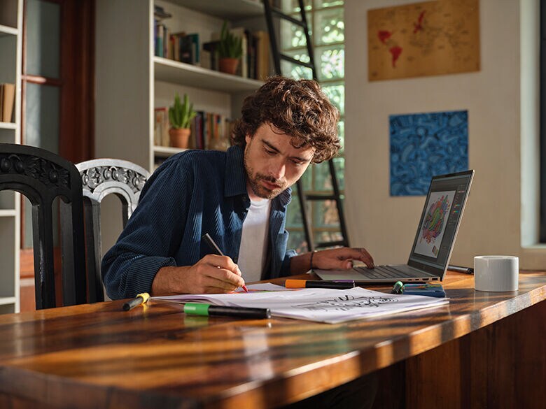 HP OmniBook 5: Kreative Arbeit im Home-Office