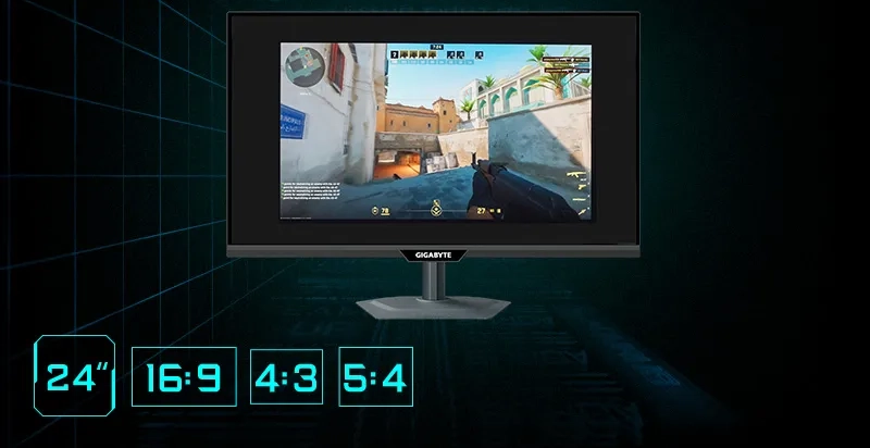 Gigabyte M27UP 4K UHD Dual Modus Gaming Monitor_4