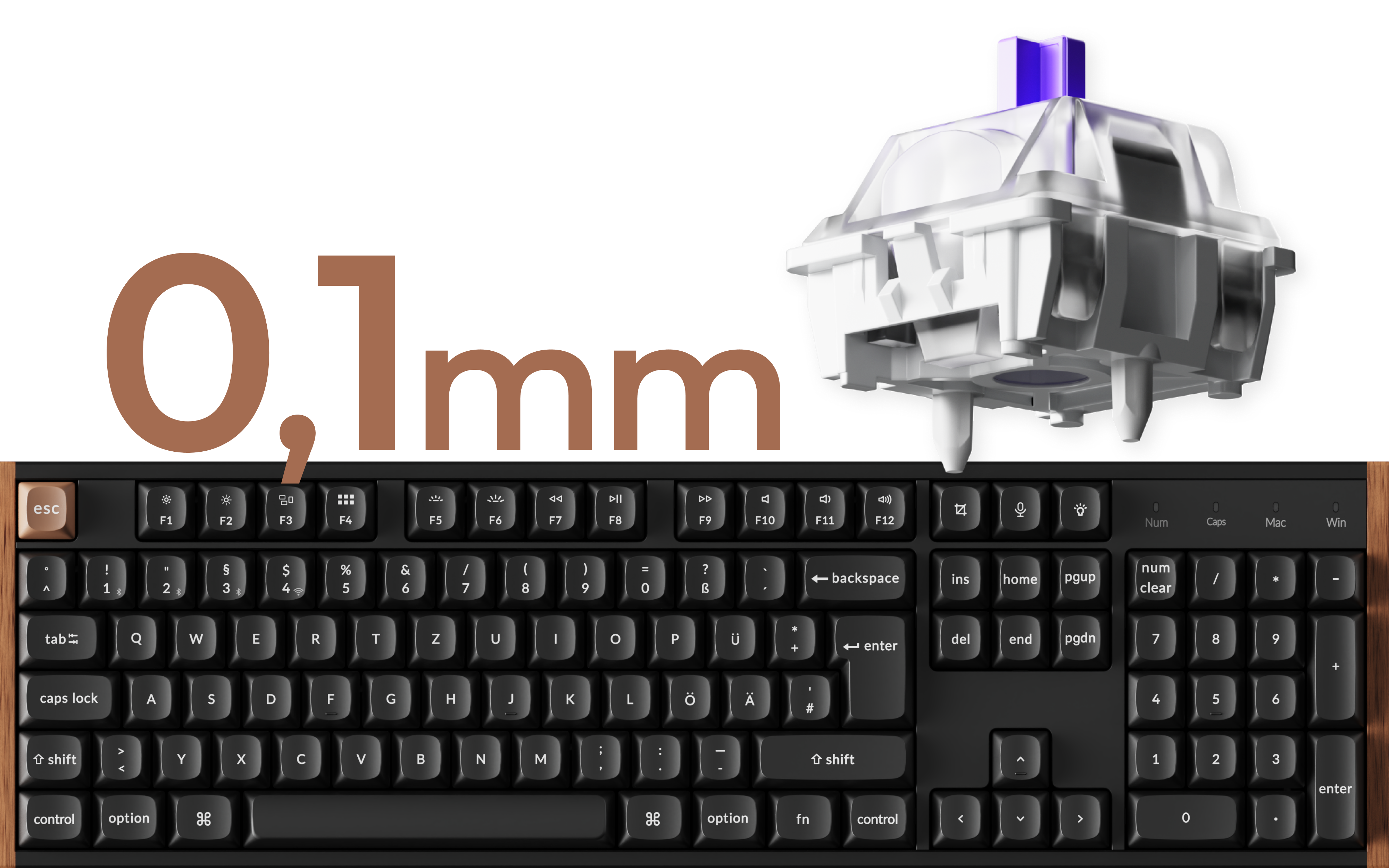 Keychron K10 HE Wireless Magnetic Switch Custom Keyboard _2