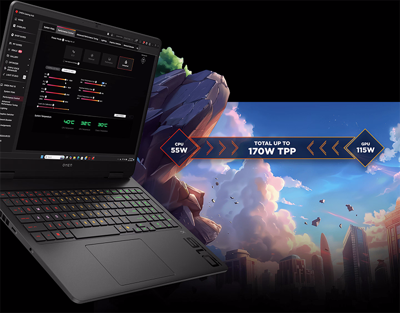 OMEN Unleashed Mode and TPP