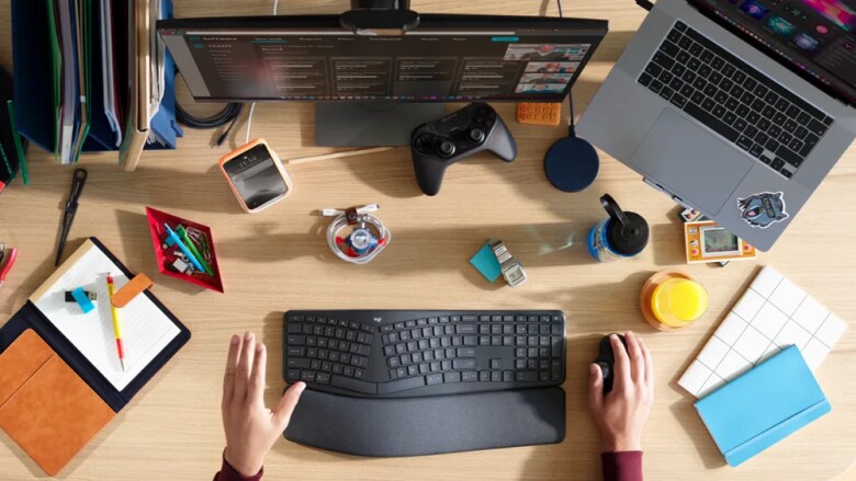 Logitech ERGO K860 for Business, Kabellos_8